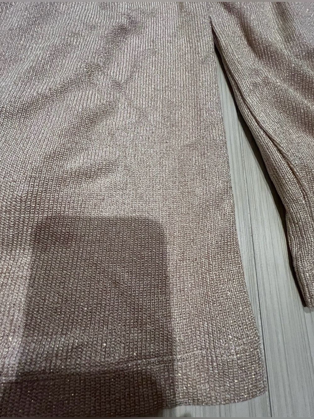 Timeless Anthropologie Wide-Leg Knit Pants in Light Beige - Picture 13 of 13